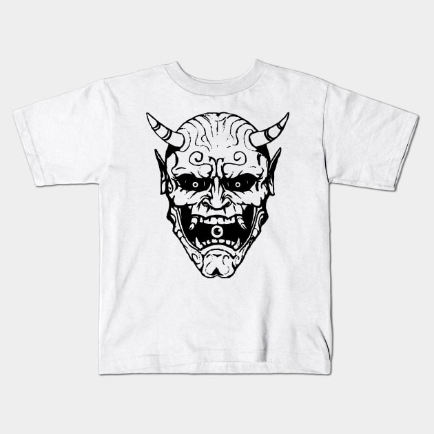 Oni Demon Kids T-Shirt by CreatorJ